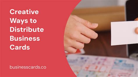 how to distribute business cards in every post box|how to give out a business card.